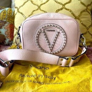 Mario Valentino leather crossbody purse